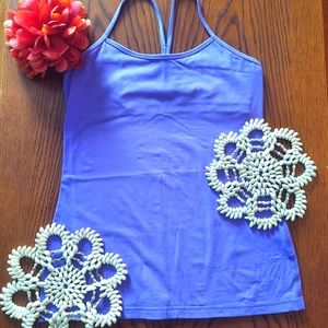 Lululemon Luon Power Y Tee Size 10 Lavendar